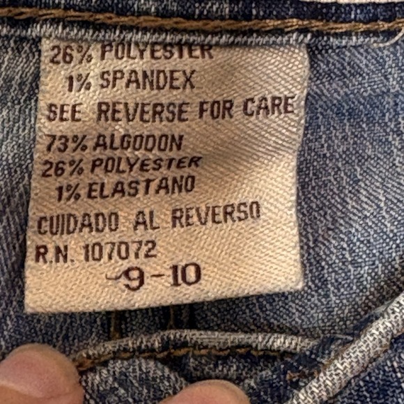 Vintage Daniel Original Design Floral Hand-Painted Embellished Jeans Womens 9/10 - Picture 10 of 12